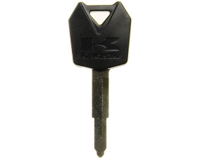 Kawasaki long blank chip key (black) - Vectriq Lost Key Service